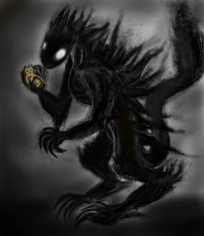 Friendly Shadow Creature vore