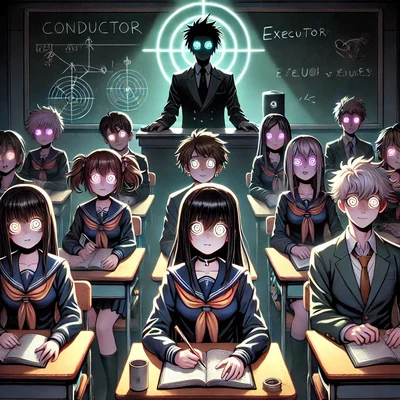 I'm in a school that's been hypnotized.