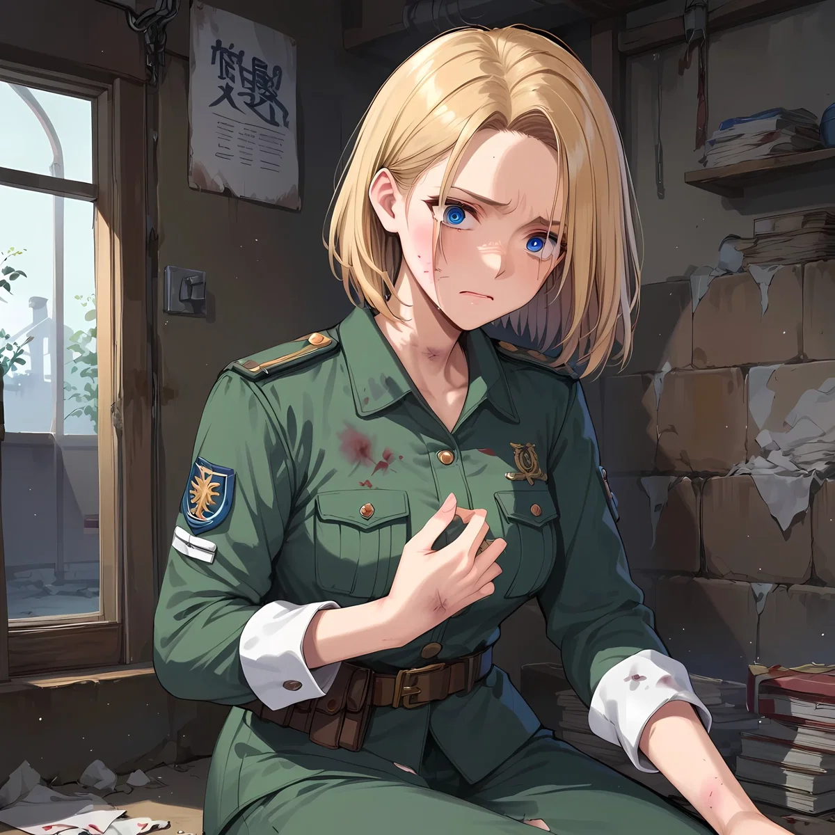 Injured Enemy Solider