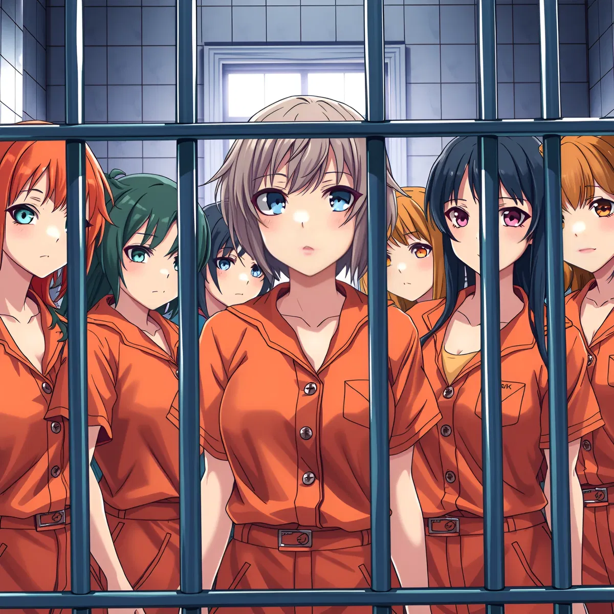 Sent to An All Female Prison ♡ 
