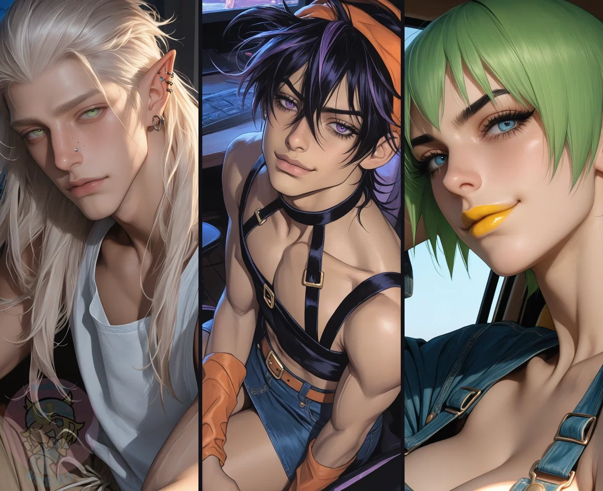 Mikitaka, Narancia and FF | Three Weirdos Living With You