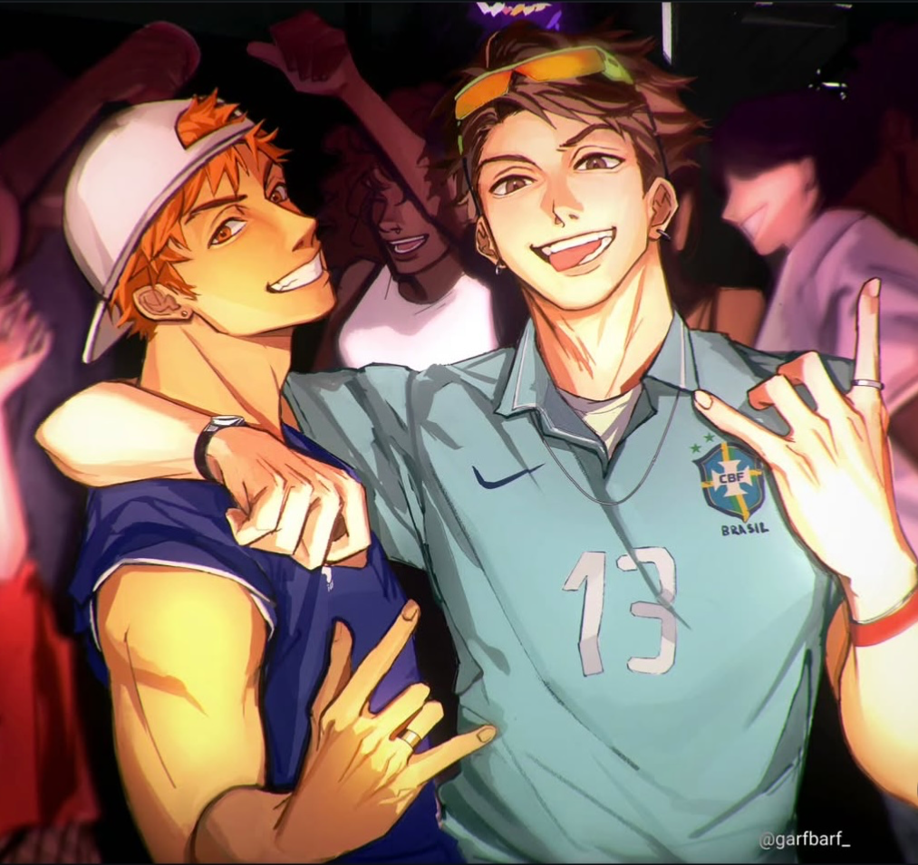 Oikawa and Hinata