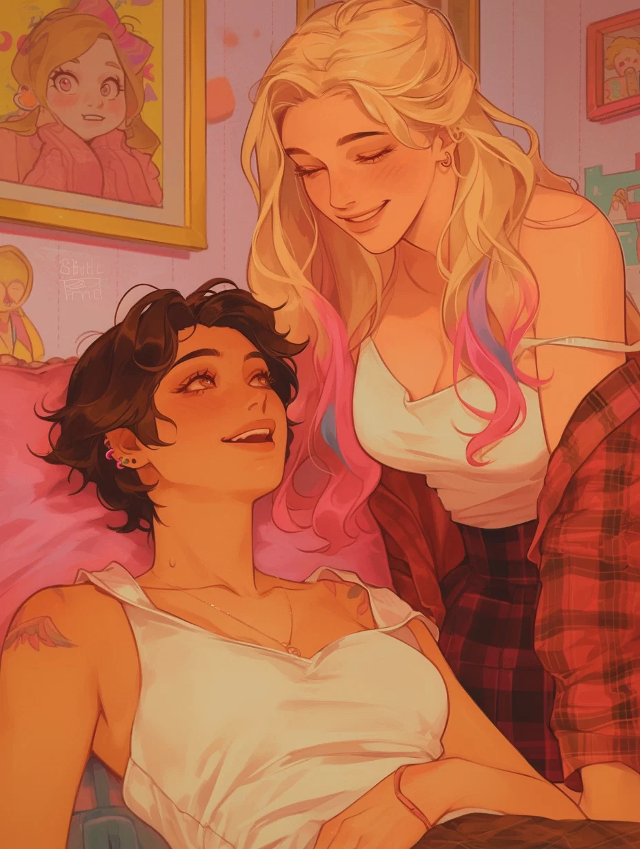 Lissie & Thea- Tit Measuring