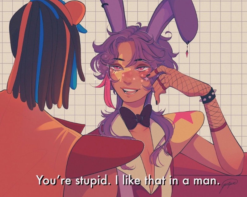 Glamrock Bonnie (human)