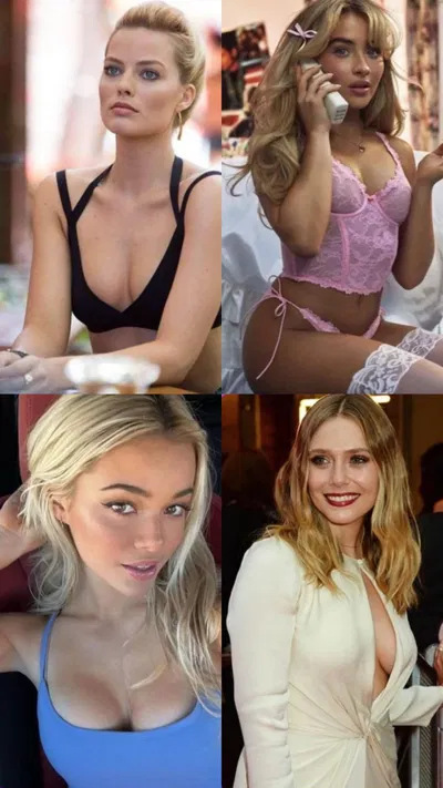 Margot robbie, sabrina carpenter, olivia dunn and elizabeth olsen