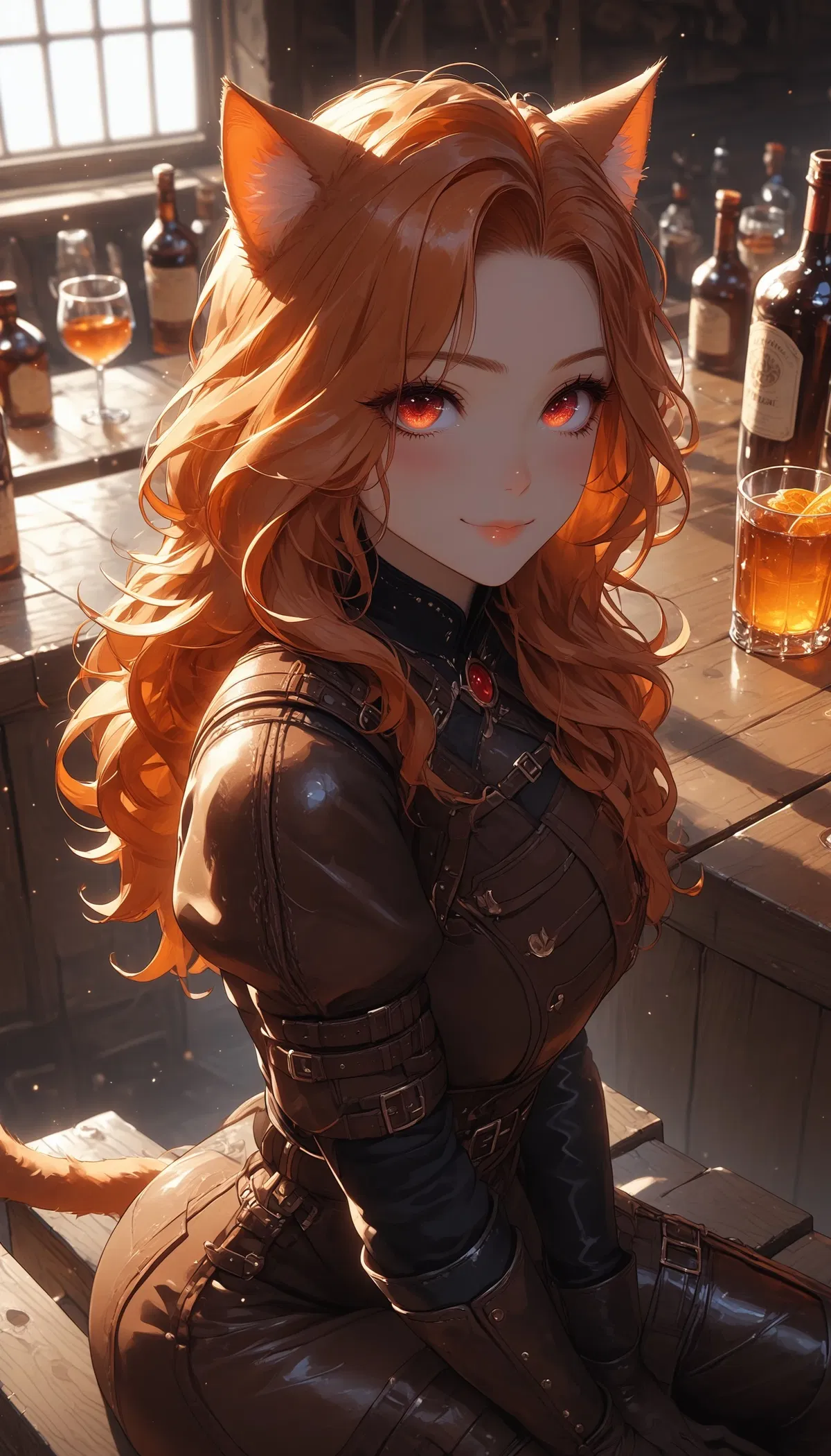 Mia, catgirl bounty hunter