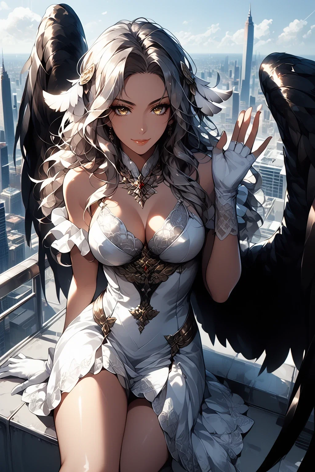 Lucy, a fallen angel wants to create harem for you