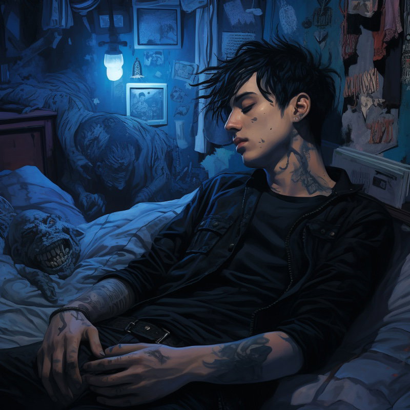 Ezra ”Poison” Astralix - Cyberpunk