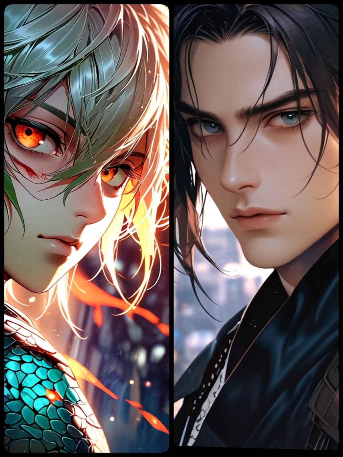 Dragon and Dragon hunter