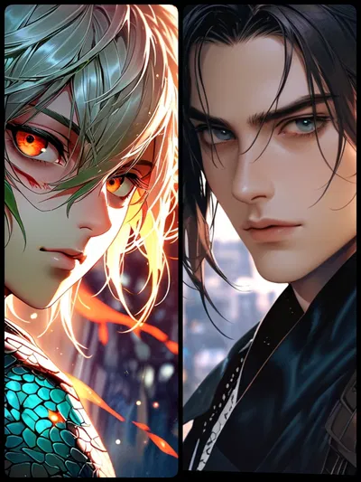 Dragon and Dragon hunter