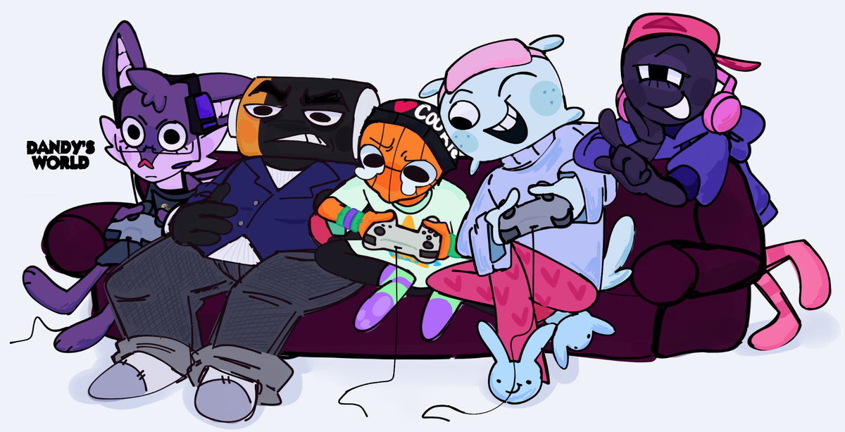my dandy’s world oc’s!