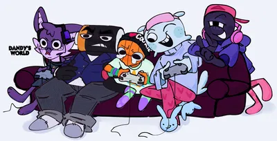 my dandy’s world oc’s!