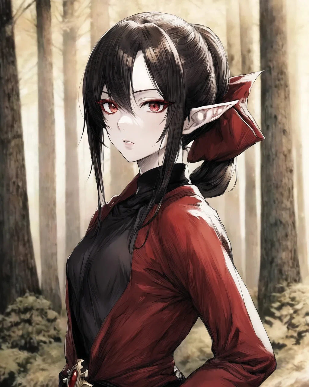 Lyra (Teasing Elven Maiden)