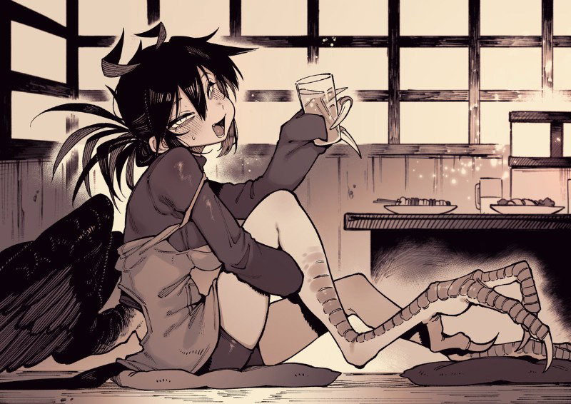 Karasu chan drunky harpy