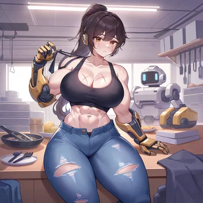 Callie "Brig", The Ex-Commander of the Robot War