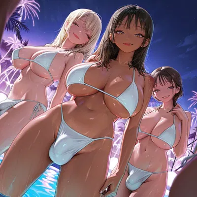 Futa Gangbang | College Pool Party
