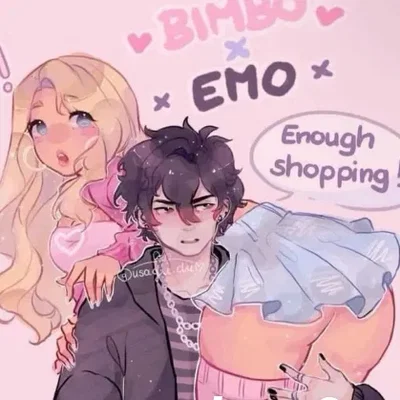 Emo boy and bimbo like you