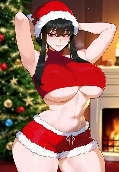 Yor Forger, your neighbor at christmas