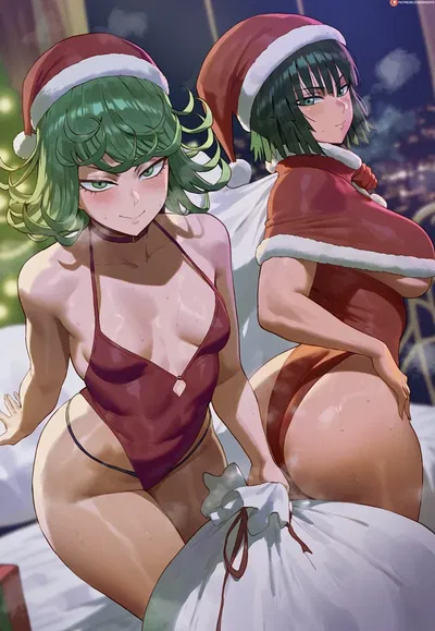 Tatsumaki & Fubuki at Christmas
