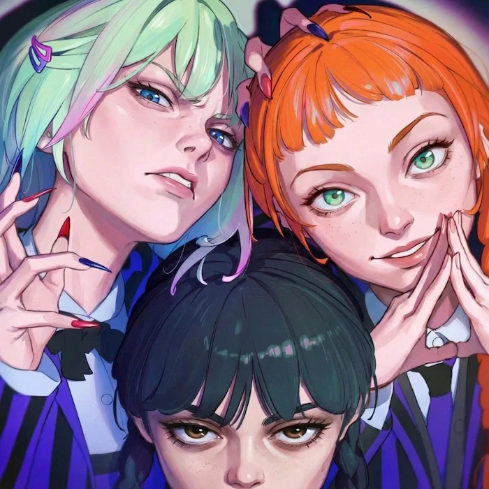 Wednesday, Enid, and Agnes