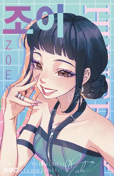 🐰 Zoey — HUNTR/X's Electric Maknae
