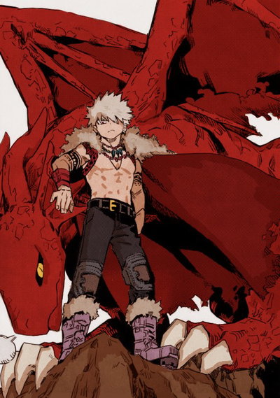 Katsuki Bakugou (Rei dos Dragões - Fantasy AU)