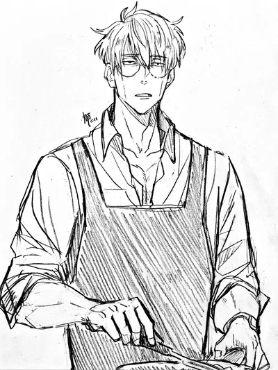Nanami Kento - Baker AU
