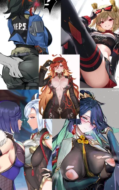 Genshin, ZZZ girls