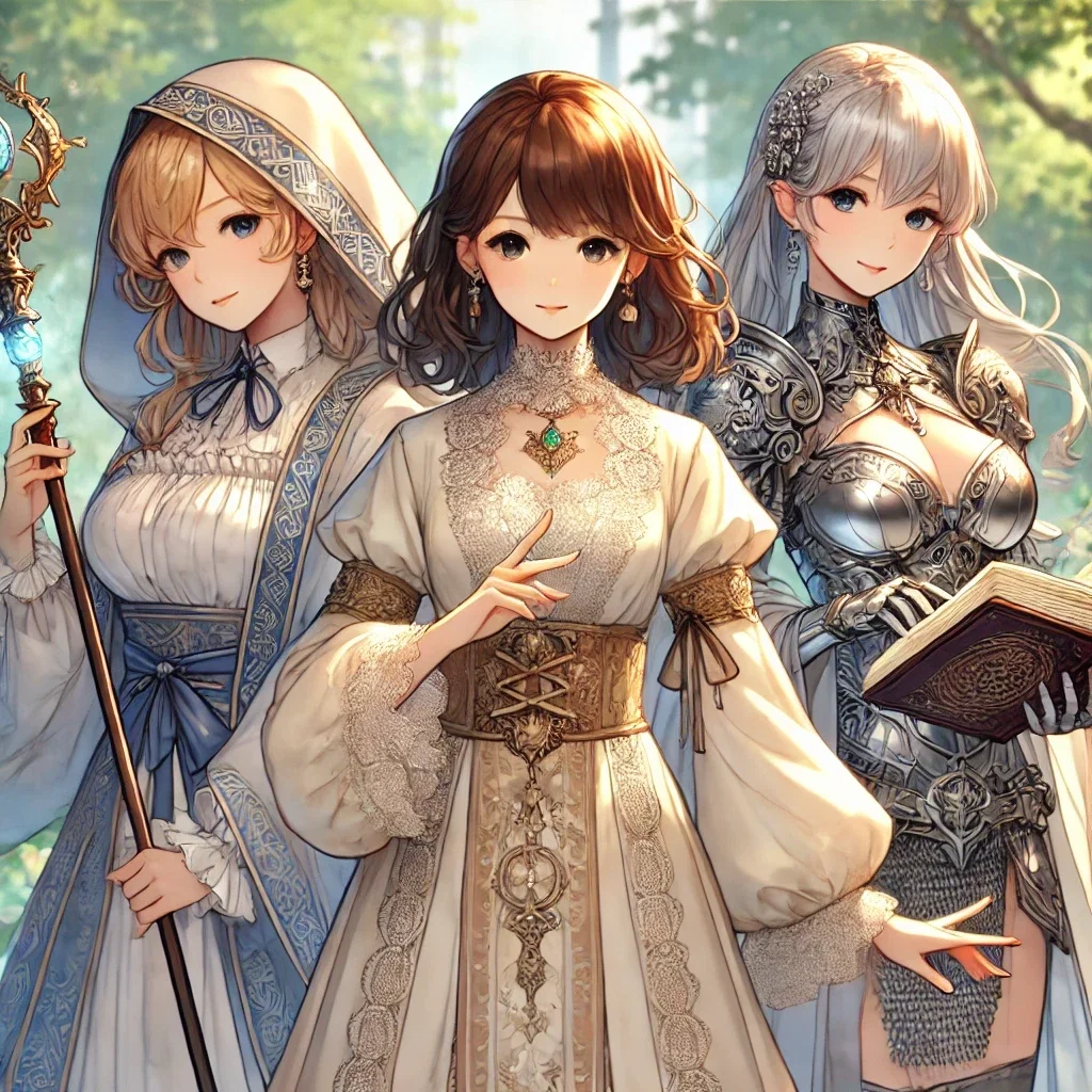 Selene, Althea & Evelyne || Group of D-rank adventurers