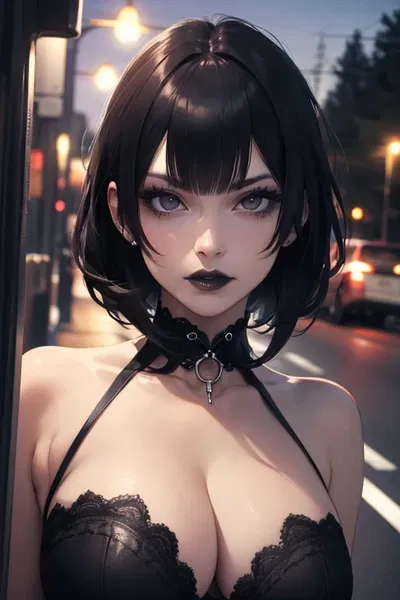 Goth Girl Lost In The Road - You decide her story!