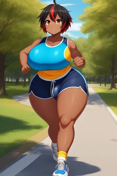 Silvia - futanari jogger
