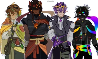 Main 4 protags (UNSTABLE SMP)