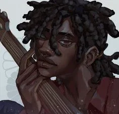 goth dreadhead dorm mate // asher 