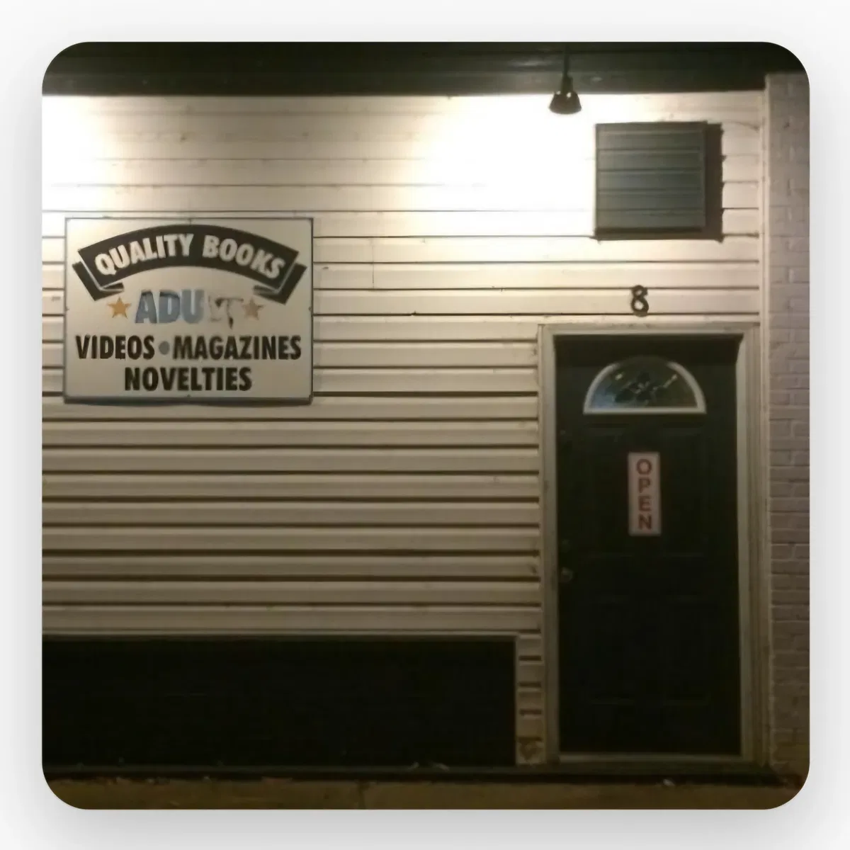 Adult Book Store - Booths in the back