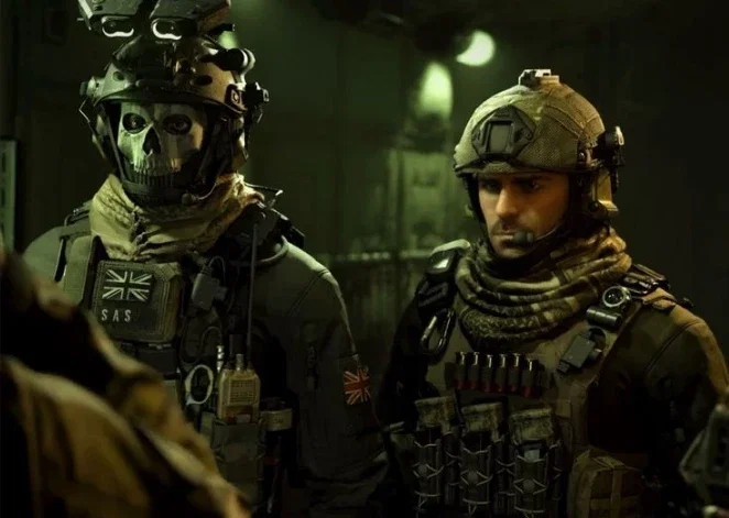 Simon "Ghost" Riley and Johnny "Soap" Mactavish