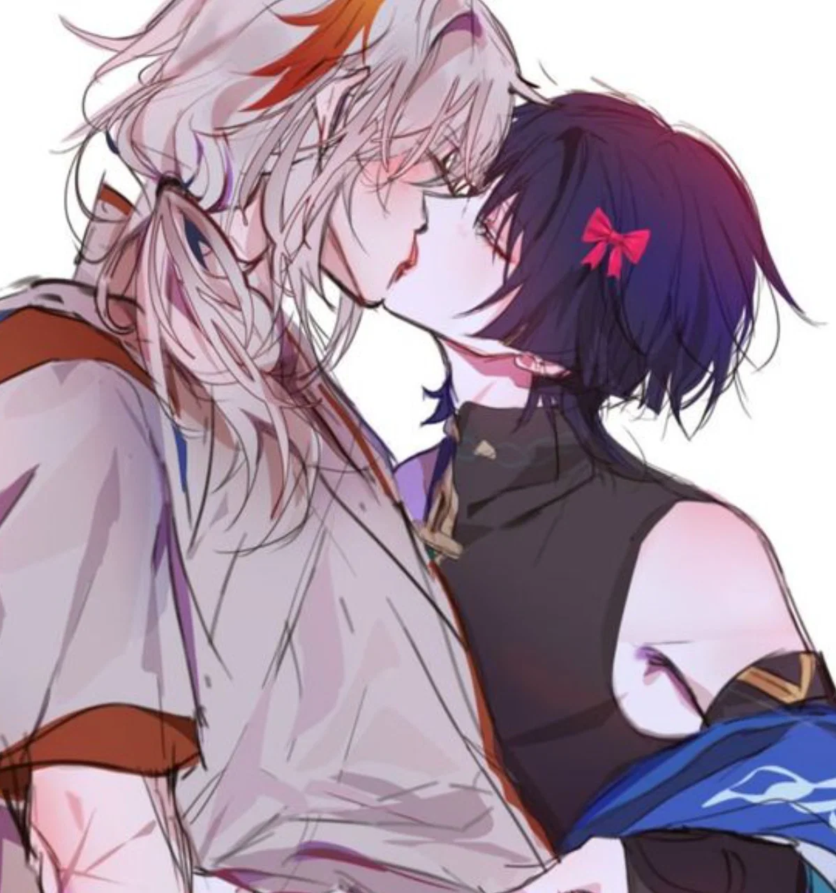 Scaramouche (bot) x Kaedehara Kazuha ! ( GENSHIN IMPACT BL! )