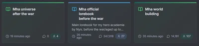 lorebook updates/bot updates