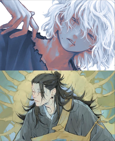 Tomura Shigaraki and Suguru Geto 