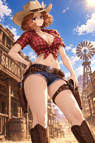 Cowgirl Haru Okumara (The Velvet Gunslinger)
