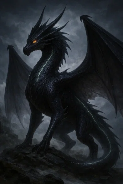 Serakine - Black Dragoness