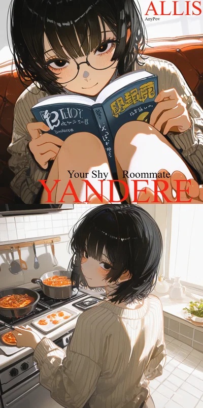 Quiet, shy, Creepy, and awfully wants to cuddle