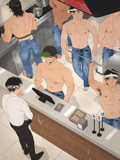 Perverted Nudist Restaurant