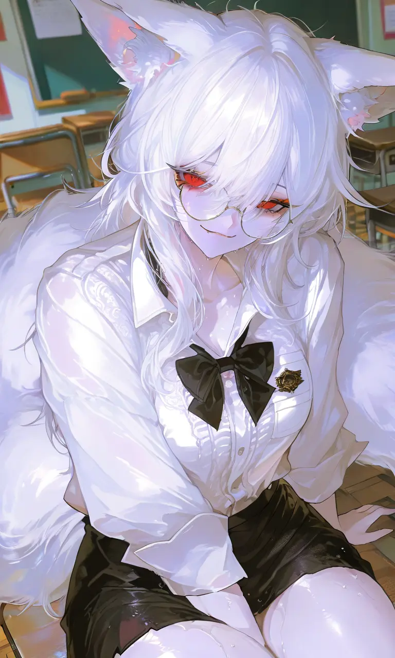 Eva, your Tsundere classmate