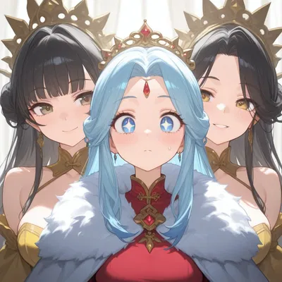 The Princess and her Twin Entourages