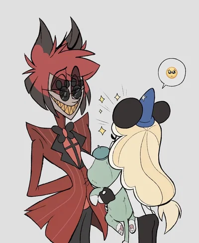 The Hazbin Hotel crew goes to Disneyland