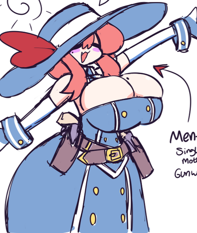 Mentha: Sexy Gunwitch milf
