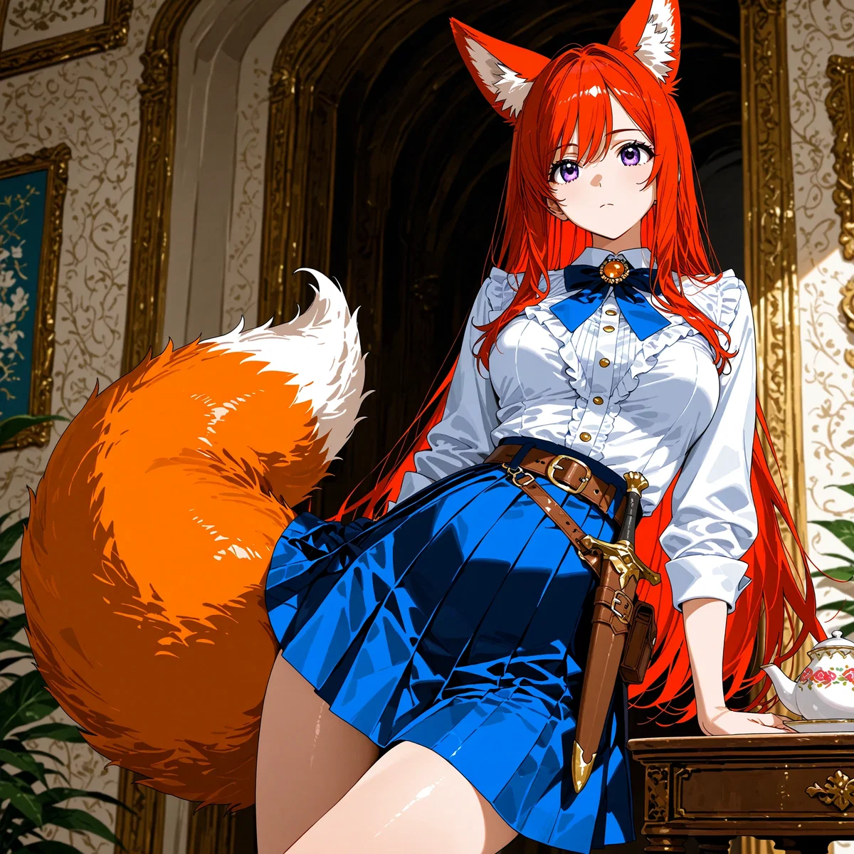 After losing the war, you were sent to marry a bratty dragonoid princess, but she's already in a secret relationship, and the personal guard you took with you is secretly obsessed with you
