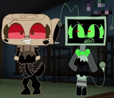 Twisted Vee x Twisted Shelly x {{user}}