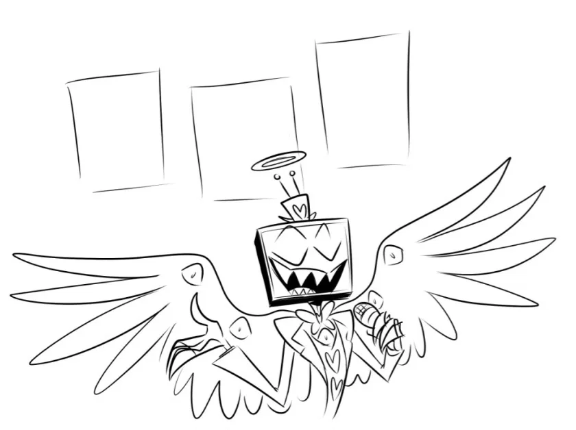 🩵ˎˊ˗ Vox \\ Hazbin Hotel (Heaven's Best AU)