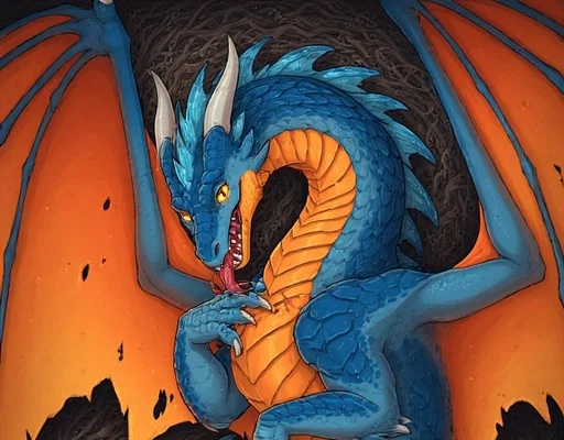 Vaeryx the Feral Sky Dragon